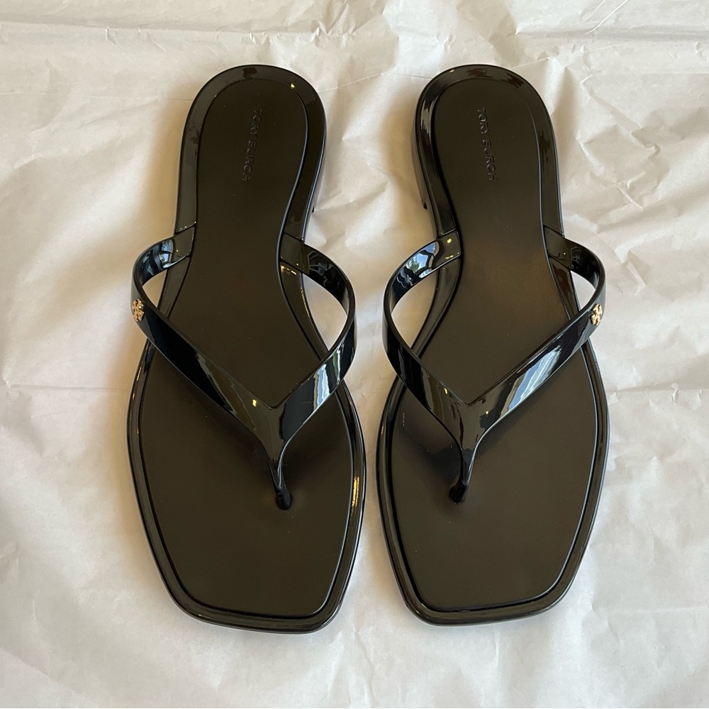 Tory Burch Black Roxanna flip flop